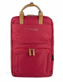 ELEGANCKI PLECAK BERGSON CITYPULSE | Z MIEJSCEM NA LAPTOPA | 14L | CZERWONY
