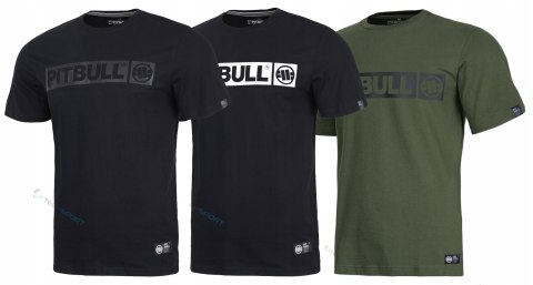 PITBULL 3x KOSZULKA 3-PAK KOSZULKA MĘSKA BAWEŁNIANA Z DUŻYM LOGIEM / XXL