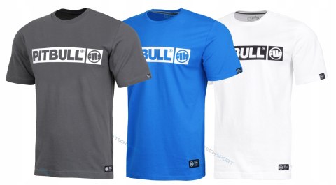 PITBULL 3x KOSZULKA 3-PAK KOSZULKA MĘSKA BAWEŁNIANA Z DUŻYM LOGIEM / L