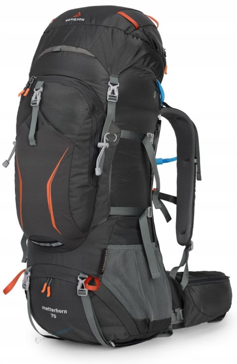 PLECAK TURYSTYCZNY TREKKINGOWY BERGSON MATTERHORN 70L-80L WYPRAWOWY | SZARY