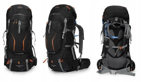 PLECAK TURYSTYCZNY TREKKINGOWY BERGSON MATTERHORN 70L WYPRAWOWY | CZARNY