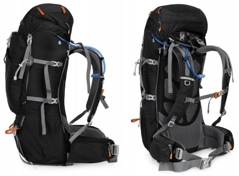 PLECAK TURYSTYCZNY TREKKINGOWY BERGSON MATTERHORN 70L WYPRAWOWY | CZARNY