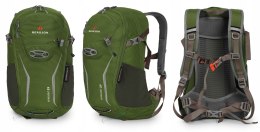 WENTYLOWANY PLECAK MIEJSKI BERGSON ARENDAL 25L | USZTYWNIANE PLECY | OLIWKA