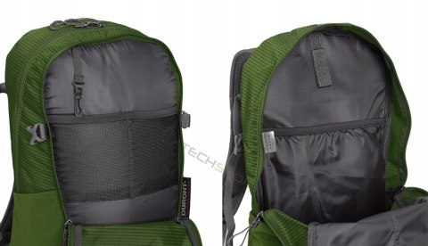 WENTYLOWANY PLECAK MIEJSKI BERGSON ARENDAL 25L | USZTYWNIANE PLECY | OLIWKA