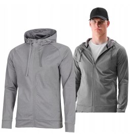 4F MĘSKA SPORTOWA BLUZA Z KAPTUREM ROZPINANA TERMOAKTYWNA / rozm XXXL 3XL