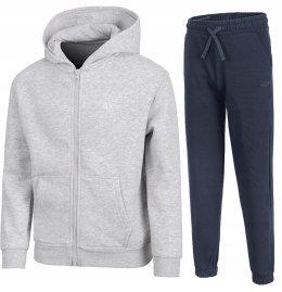 4F CHŁOPIĘCY DRES KOMPLET BLUZA ROZPINANA SPODNIE / rozm 128