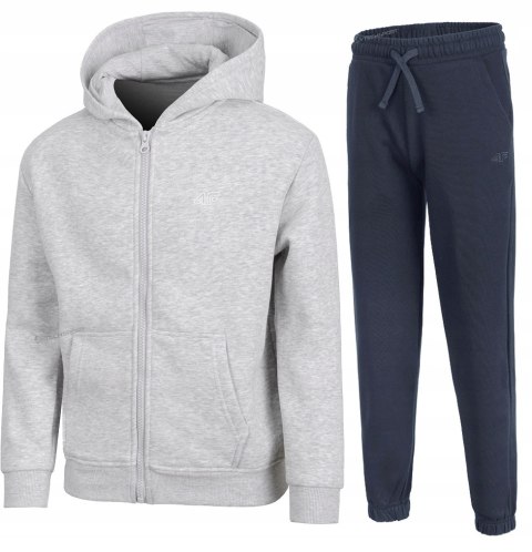 4F CHŁOPIĘCY DRES KOMPLET BLUZA ROZPINANA SPODNIE / rozm 158