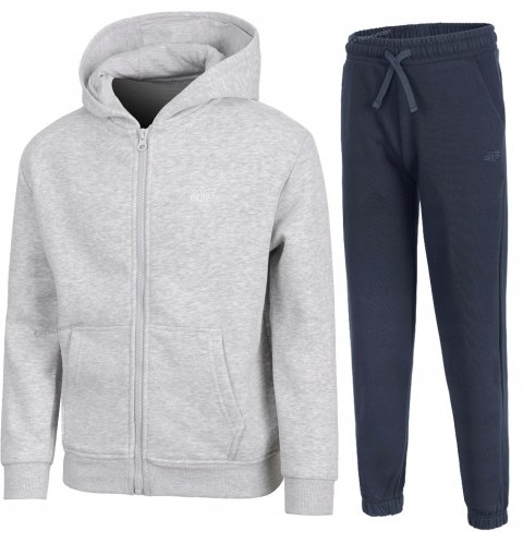 4F CHŁOPIĘCY DRES KOMPLET BLUZA ROZPINANA SPODNIE / rozm 164