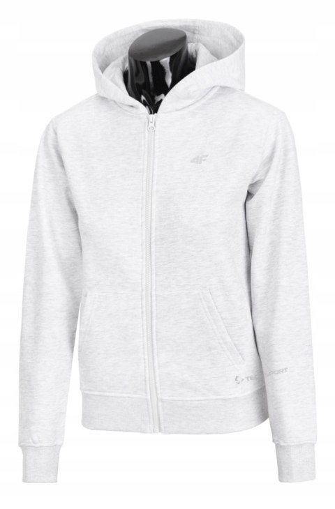 4F DAMSKA BLUZA BAWEŁNIANA ROZPINANA Z KAPTUREM / rozm XL