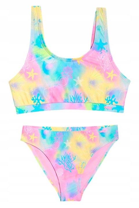 4F DZIEWCZĘCY DWUCZĘŚCIOWY STRÓJ BIKINI KOSTIUM ZESTAW rozm 146/152