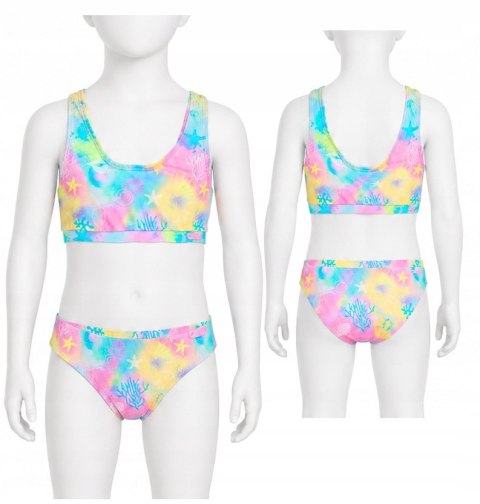 4F DZIEWCZĘCY DWUCZĘŚCIOWY STRÓJ BIKINI KOSTIUM ZESTAW rozm 146/152