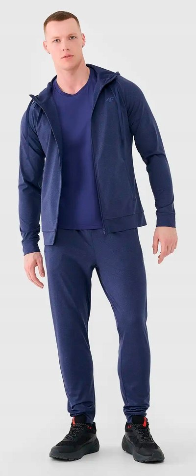 4F MĘSKI DRES SPORTOWY TRENINGOWY KOMPLET BLUZA SPODNIE / rozm L