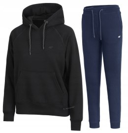 4F DAMSKI DRES BAWEŁNA KOMPLET BLUZA KANGURKA SPODNIE / rozm XS
