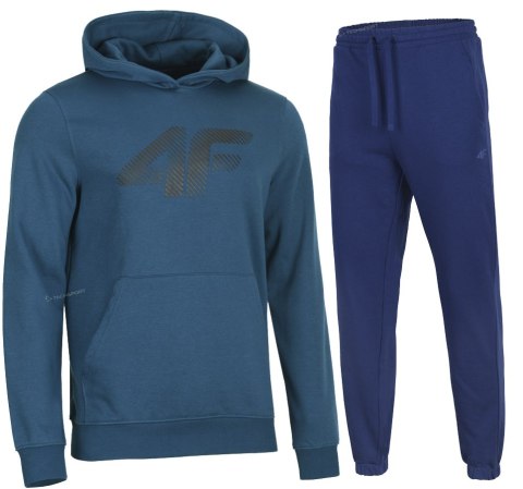 4F MĘSKI DRES BAWEŁNA KOMPLET BLUZA SPODNIE / rozm XL