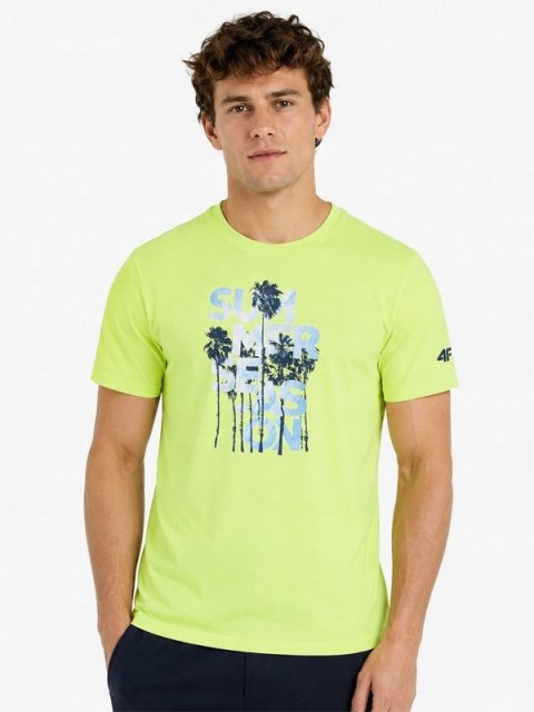 4F MĘSKA KOSZULKA T-SHIRT BAWEŁNA / rozm L