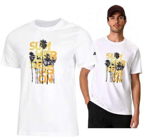4F MĘSKA KOSZULKA T-SHIRT BAWEŁNA / rozm XL