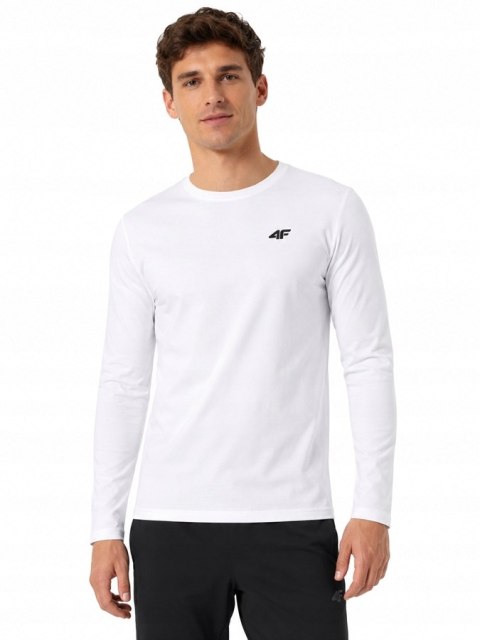 4F MĘSKA KOSZULKA Z DŁUGIM RĘKAWEM LONGSLEEVE BAWEŁNA / rozm M