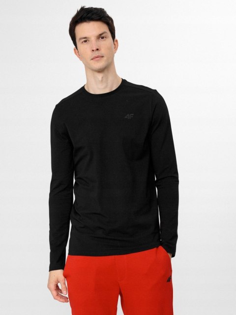 4F MĘSKA KOSZULKA LONGSLEEVE Z DŁUGIM RĘKAWEM 100% BAWEŁNA / rozm M