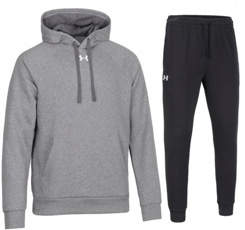 UNDER ARMOUR MĘSKI DRES BAWEŁNA BLUZA KANGURKA SPODNIE / rozm L