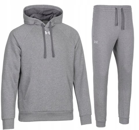 UNDER ARMOUR MĘSKI DRES BAWEŁNA BLUZA KANGURKA SPODNIE / rozm M