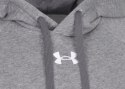 UNDER ARMOUR OCIEPLANA MĘSKA BLUZA Z KAPTUREM KANGURKA BAWEŁNA / rozm M