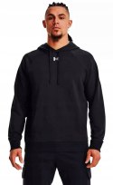 UNDER ARMOUR OCIEPLANA MĘSKA BLUZA Z KAPTUREM KANGURKA BAWEŁNA / rozm L