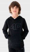 4F CHŁOPIĘCA JUNIORSKA BLUZA KANGURKA Z KAPTUREM / rozm 140