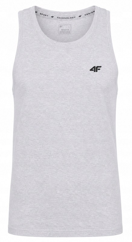 4F MĘSKA KOSZULKA NA RAMIĄCZKACH BAWEŁNA / rozm XXXL 3XL
