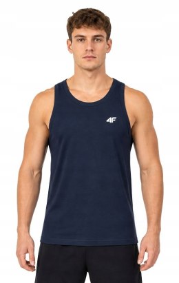 4F MĘSKA KOSZULKA NA RAMIĄCZKACH BAWEŁNA / rozm XXXXL 4XL