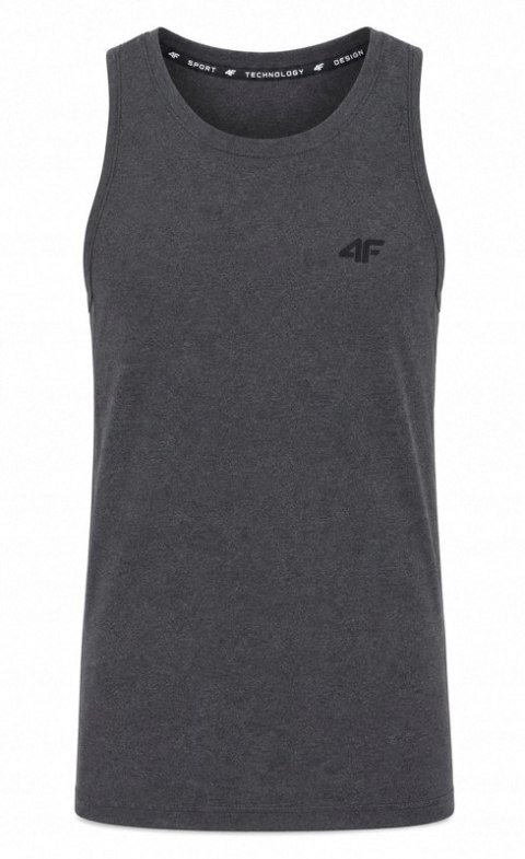 4F MĘSKA KOSZULKA NA RAMIĄCZKACH BAWEŁNA / rozm XL