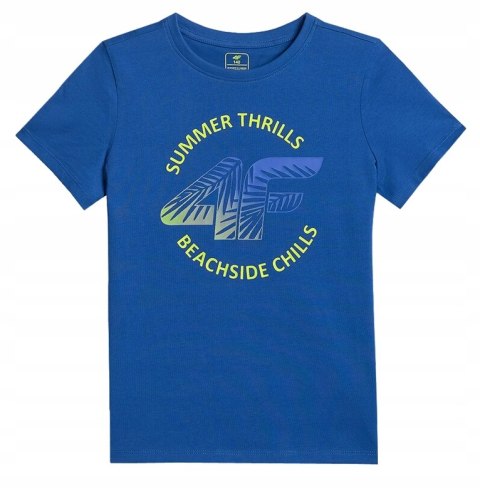 4F CHŁOPIĘCA KOSZULKA T-SHIRT BAWEŁNA / rozm 152