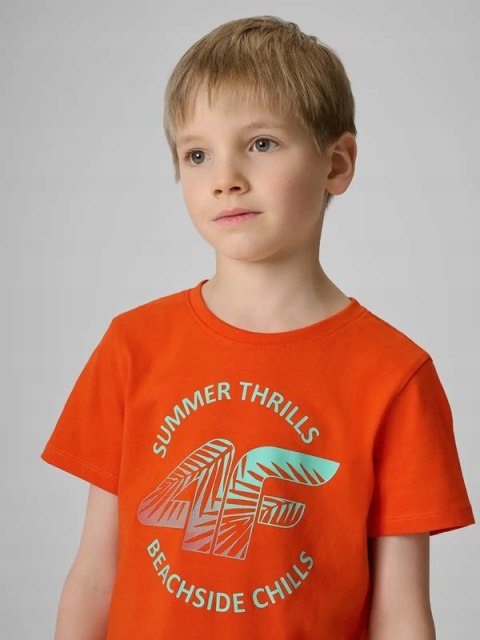 4F CHŁOPIĘCA KOSZULKA T-SHIRT BAWEŁNA / rozm 164