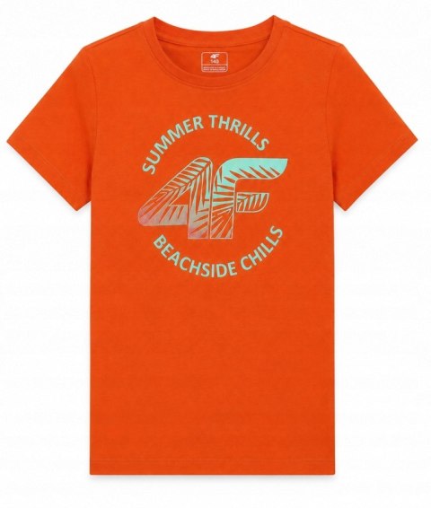 4F CHŁOPIĘCA KOSZULKA T-SHIRT BAWEŁNA / rozm 164