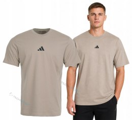 ADIDAS WYGODNA KLASYCZNA MĘSKA KOSZULKA BAWEŁNIANA Z HAFTERM / roz. M