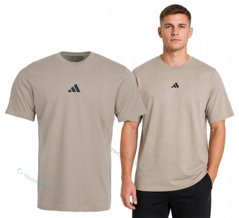 ADIDAS WYGODNA KLASYCZNA MĘSKA KOSZULKA BAWEŁNIANA Z HAFTERM / roz. M