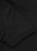 PITBULL MĘSKA KOSZULKA POLO BAWEŁNIANA KLASYCZNA MAŁE LOGO CZARNA SLIM FIT