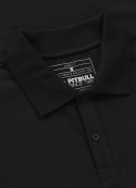 PITBULL MĘSKA KOSZULKA POLO BAWEŁNIANA KLASYCZNA MAŁE LOGO CZARNA SLIM FIT