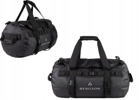 TORBA WODOODPORNA BERGSON NOMAD PACK 40l | NA KAJAK ŻAGLÓWKĘ BASEN |CZARNA