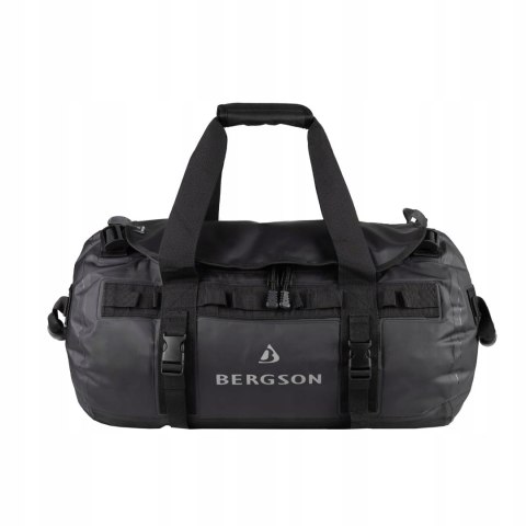 TORBA WODOODPORNA BERGSON NOMAD PACK | POJEMNOŚĆ 90L | CZARNA