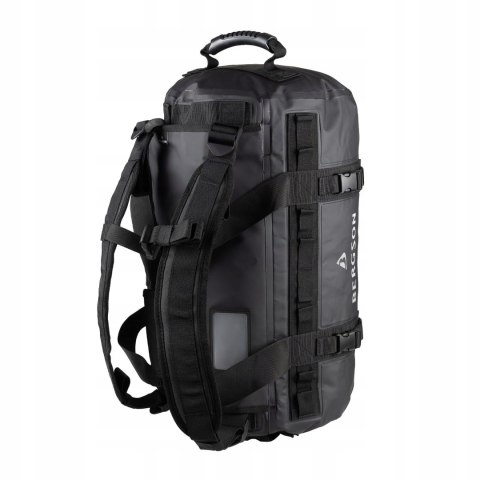 TORBA WODOODPORNA BERGSON NOMAD PACK | POJEMNOŚĆ 90L | CZARNA