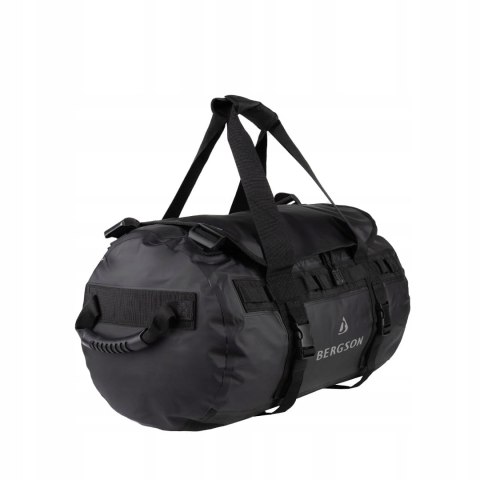 TORBA WODOODPORNA BERGSON NOMAD PACK | POJEMNOŚĆ 90L | CZARNA