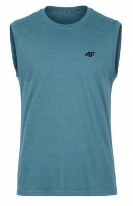4F MĘSKA KOSZULKA BEZRĘKAWNIK BAWEŁNA / rozm XXXXL 4XL