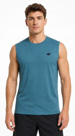 4F MĘSKA KOSZULKA BEZRĘKAWNIK BAWEŁNA / rozm XXXXXL 5XL