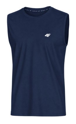 4F MĘSKA KOSZULKA BEZRĘKAWNIK BAWEŁNA / rozm XXXXL 4XL