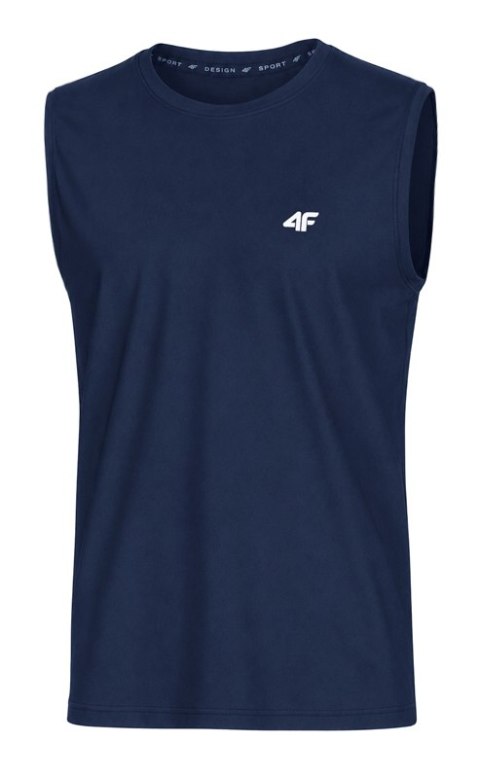 4F MĘSKA KOSZULKA BEZRĘKAWNIK BAWEŁNA / rozm XXXXL 4XL