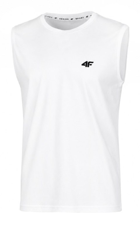 4F MĘSKA KOSZULKA BEZRĘKAWNIK BAWEŁNA / rozm XXXXL 4XL