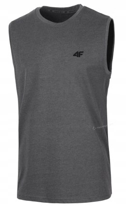 4F MĘSKA KOSZULKA BEZRĘKAWNIK BAWEŁNA / rozm XXXXL 4XL