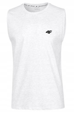 4F MĘSKA KOSZULKA BEZRĘKAWNIK BAWEŁNA / rozm XXXXXL 5XL