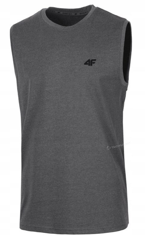 4F MĘSKA KOSZULKA BEZRĘKAWNIK BAWEŁNA / rozm XXXXXL 5XL