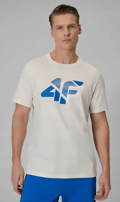 4F MĘSKA KOSZULKA T-SHIRT BAWEŁNA / rozm M